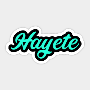 Hayete Sticker